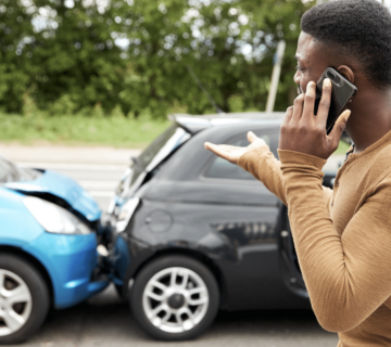 Victime d'accident de voiture